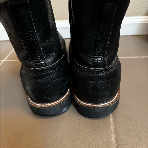 KODIAK Bruce Pull On Boot Men's Black waterproof leather size 12 lug outsole EUC - Picture 8 of 11